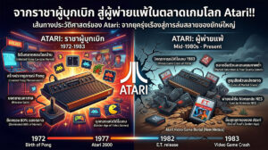 จากราชาผู้บุกเบิก สู่ผู้พ่ายแพ้ในตลาดเกมโลก Atari!!
