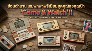 ย้อนตำนาน เกมพกพาพรีเมี่ยมยุคคุณลุงคุณป้า ‘Game & Watch’!!!
